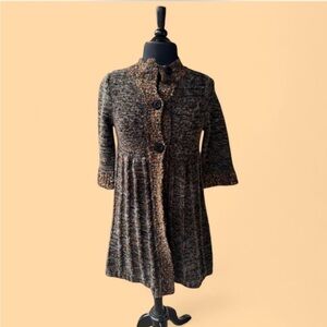 Curio Multicolor Knit Long Whimsy Cozy Cardigan #whimsygoth